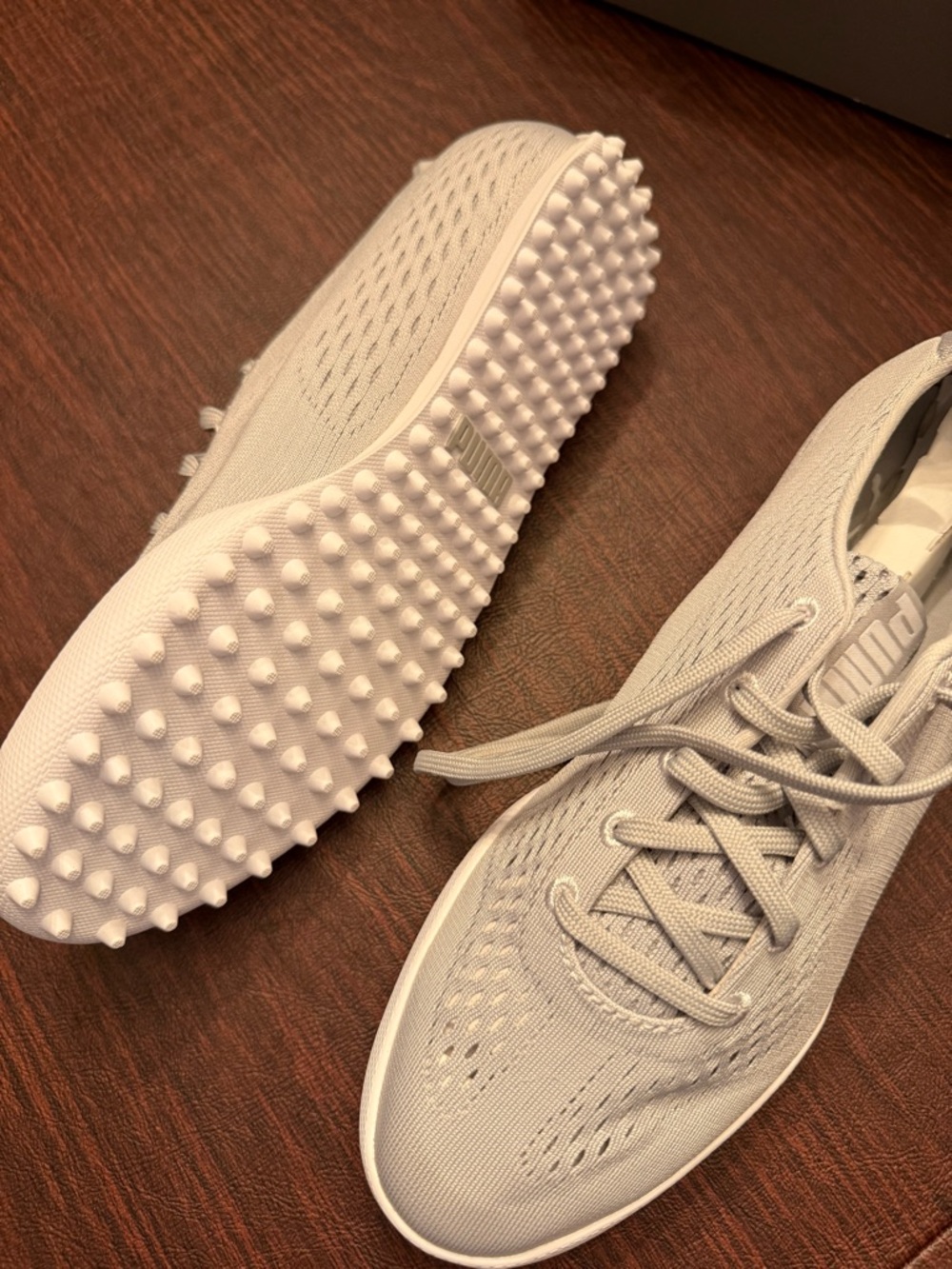 Puma Monolite Cat EM Women's Golf Shoe - Gray Violet / Puma White - Picture 3 of 5